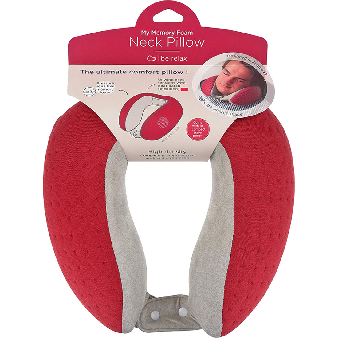 כרית צוואר לנסיעות My Memory Foam Pillow