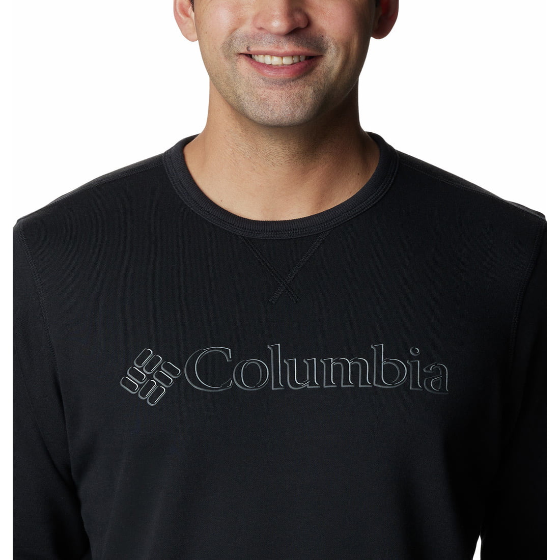 סווטשירט לגברים - M Columbia Logo Crew - Columbia