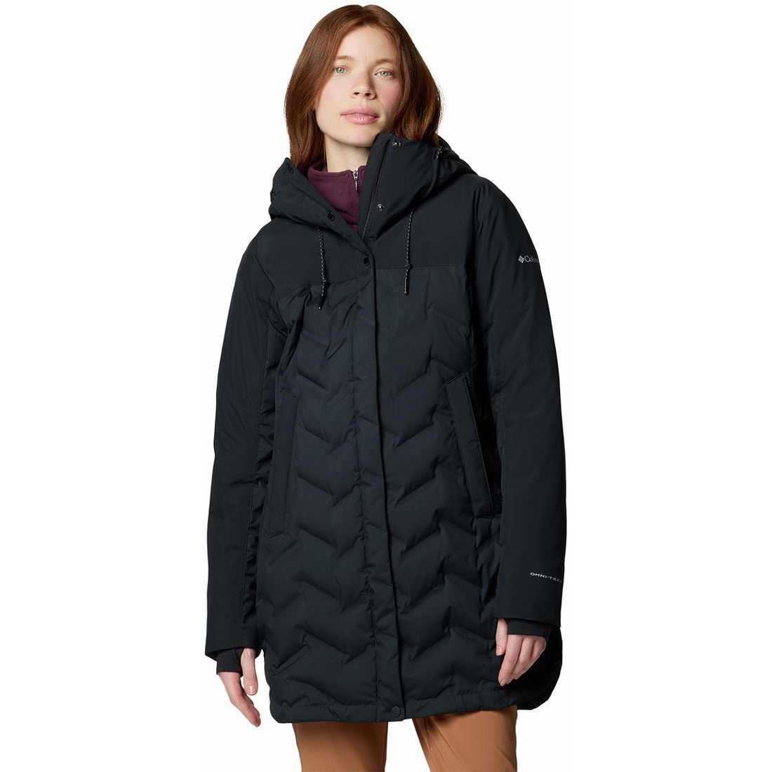 מעיל פוך לנשים במידות גדולות Mountain Croo III Mid Down Jkt