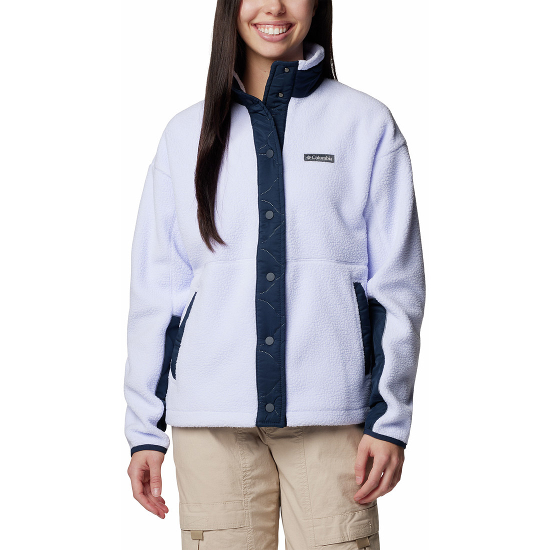 מעיל פליס לנשים Cloud Point Snap Fleece