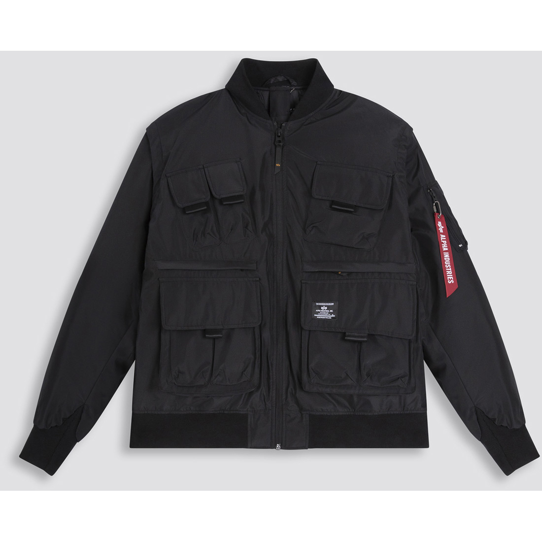 מעיל לגברים Multi Pocket Flight Jacket