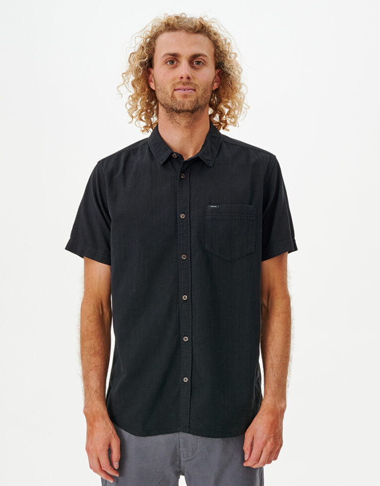 חולצה מכופתרת קצרה Classic Surf Washed Short Sleeve Shirt