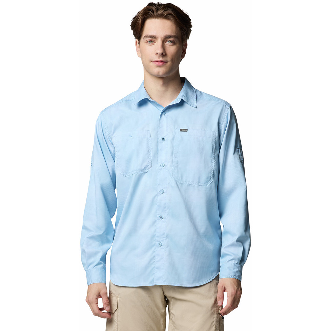 חולצה ארוכה לגברים Silver Ridge Utility Lite Plaid L\S