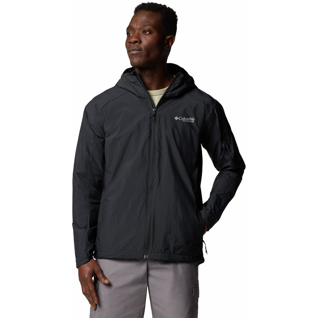 מעיל גשם לגברים Loop Trail II Windbreaker
