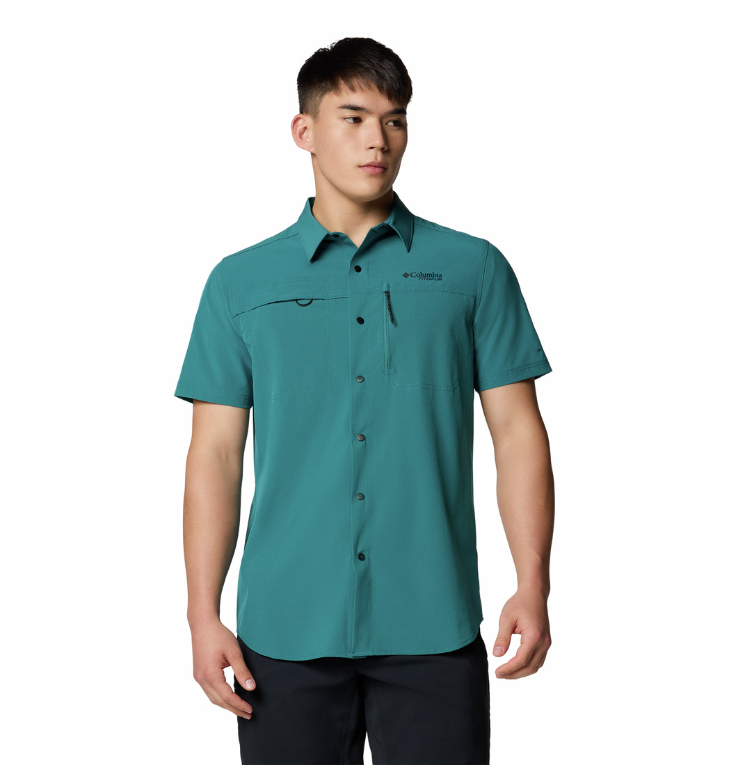 חולצה קצרה לגברים Summit Valley Woven S/S
