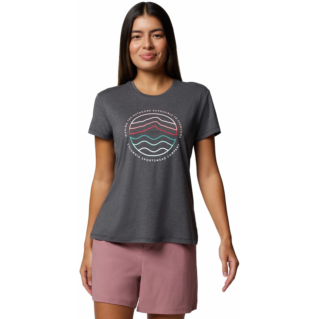 חולצת טי קצרה לנשים Sloan Ridge Graphic S/S T
