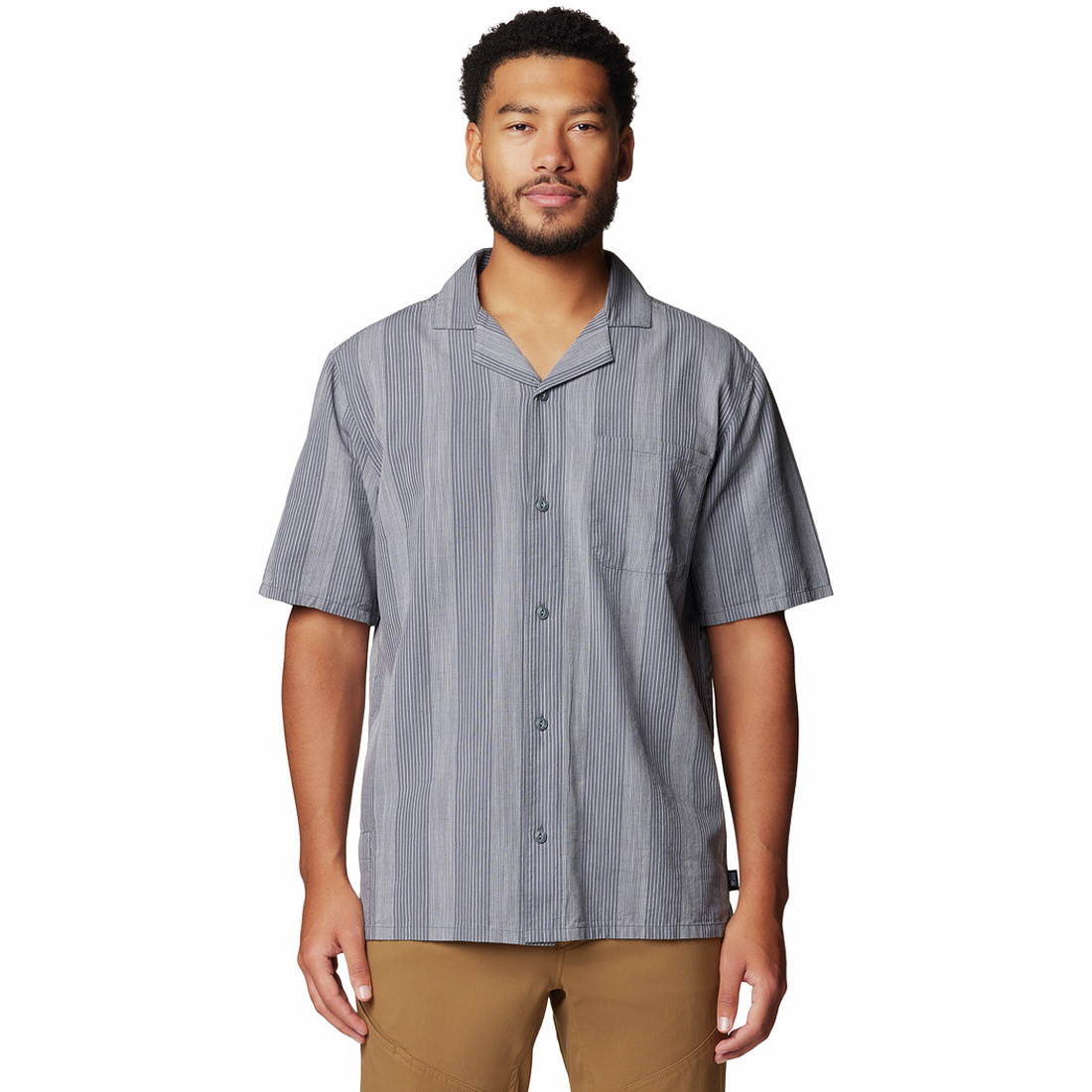חולצה מכופתרת קצרה לגברים Cottonwood Camp Lite S/S