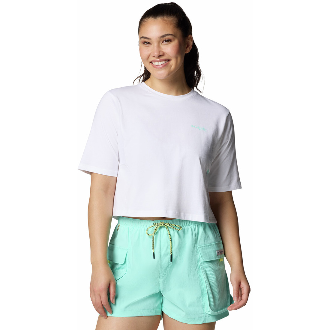 חולצה קצרה לנשים PFG Open Water Short Sleeve Tee