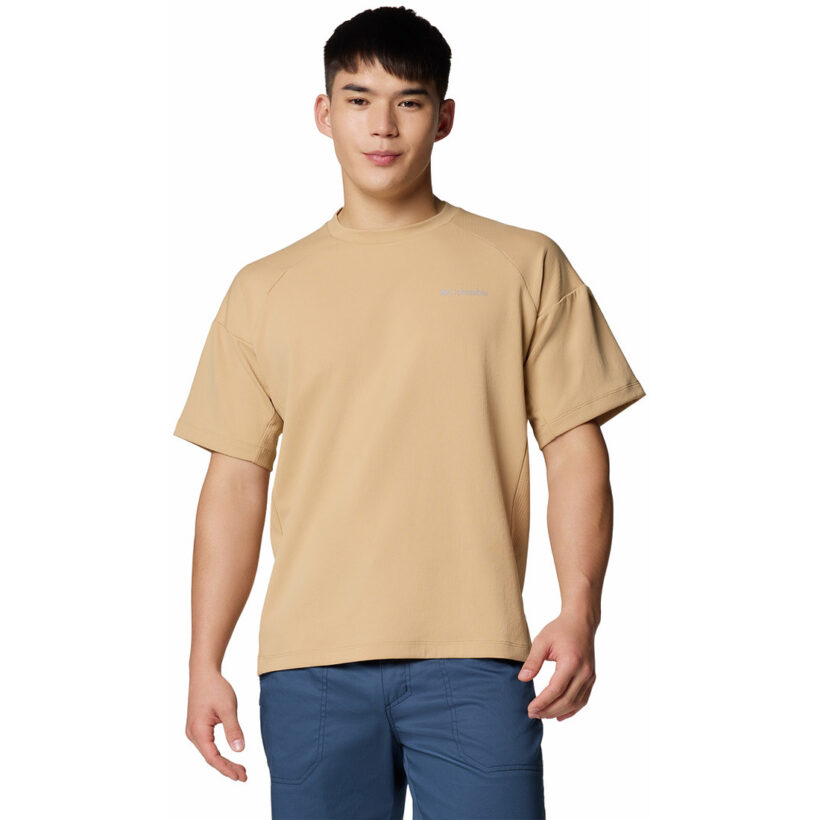 חולצת ספורט קצרה לגברים GRANITE POINT KNIT SHORT SLEEVE CREW