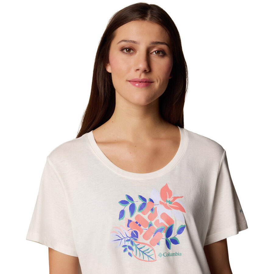 RUBY SPRINGS GRAPHIC SCOOP NECK SS