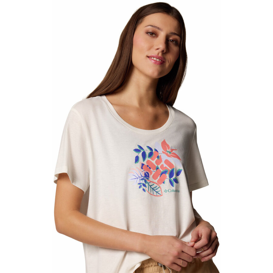 RUBY SPRINGS GRAPHIC SCOOP NECK SS