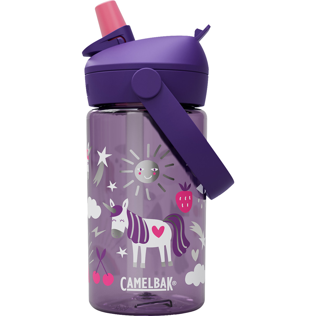 בקבוק שתייה לילדים Thrive Flip Straw Kids 14oz Bottle With Tritan Renew