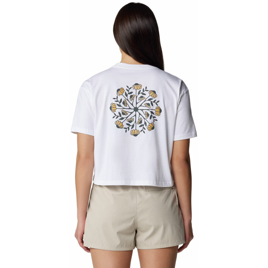 SEEK FLORAL BOXY CROP S/S