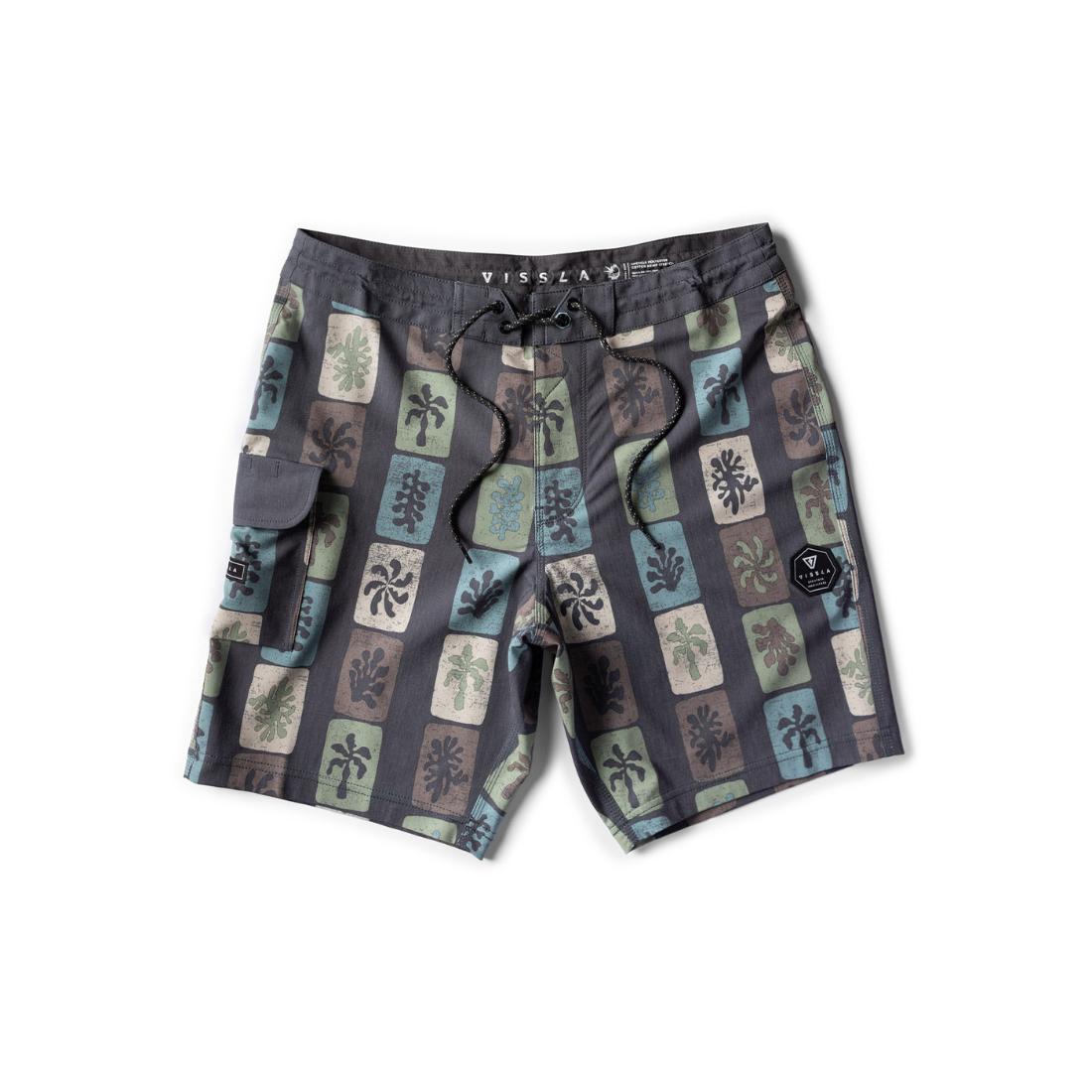 מכנסי גלישה לגברים Tropic Tiles 18.5" Boardshort-bsl