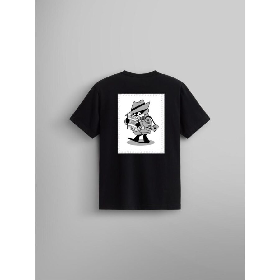 ALPHA NEWS PATCH TEE