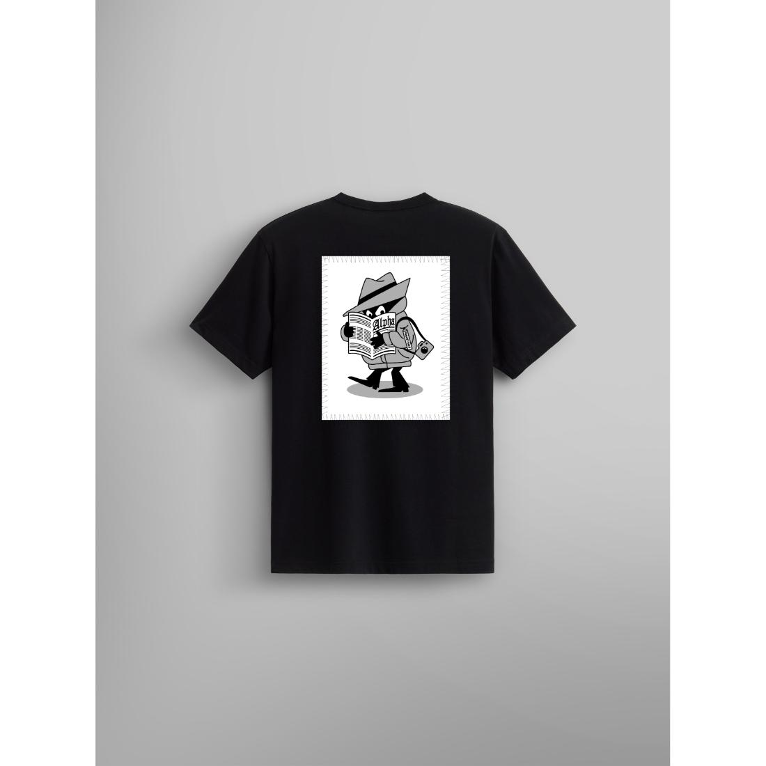 חולצת טי לגברים Alpha News Patch Tee