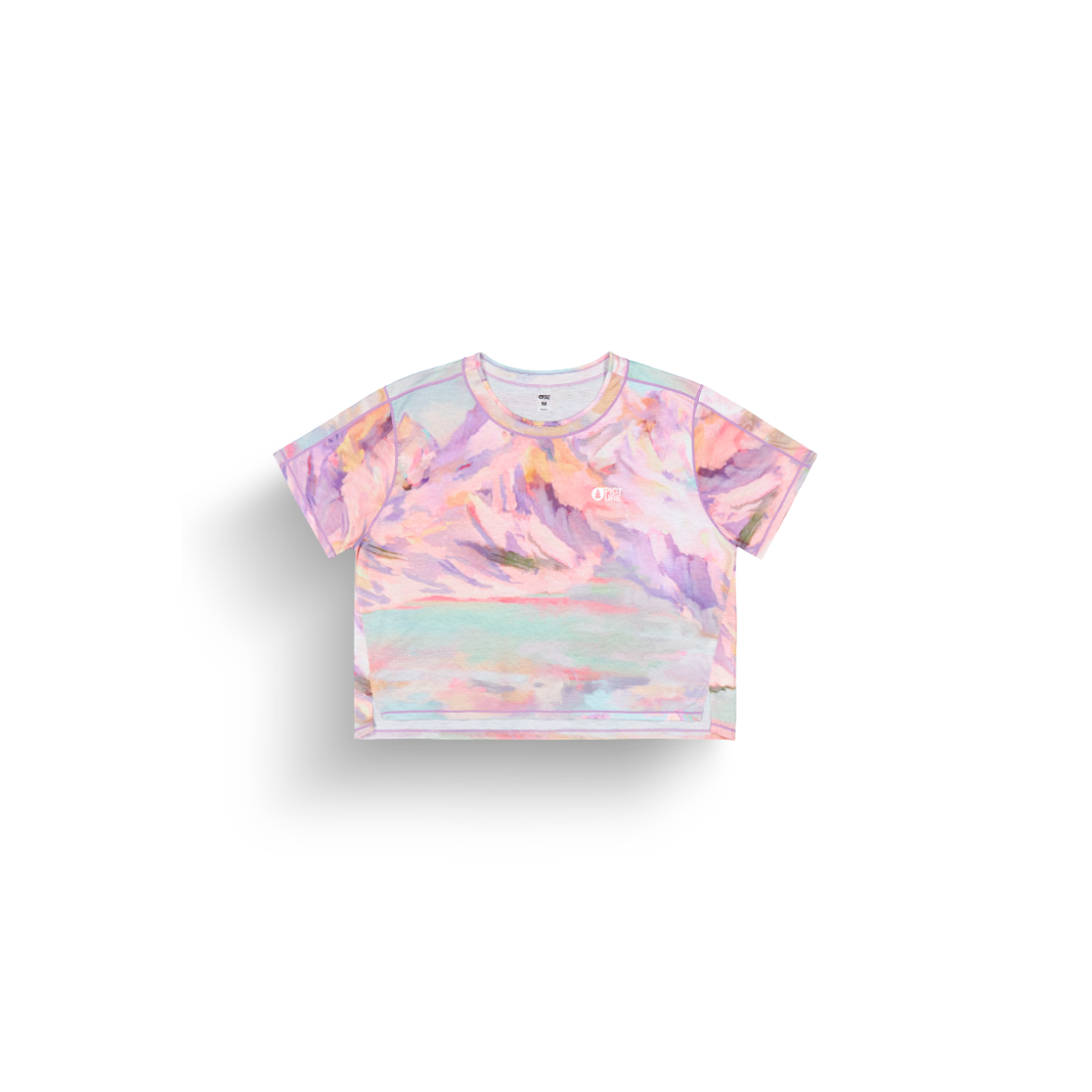 חולצה טכנית קצרה לנשים Novita Printed Tech Tee