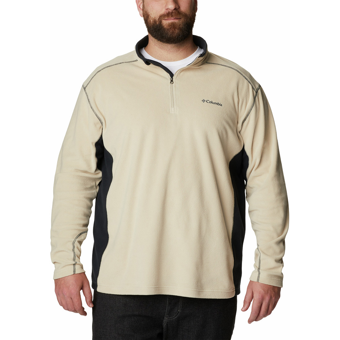 מעיל פליס לגברים במידות גדולות Klamath Range Half Zip II
