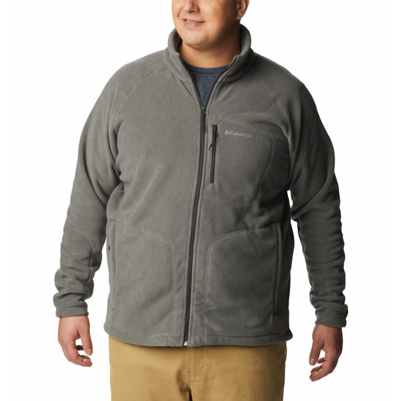 מעיל פליס לגברים במידות גדולות Fast Trek Full Zip