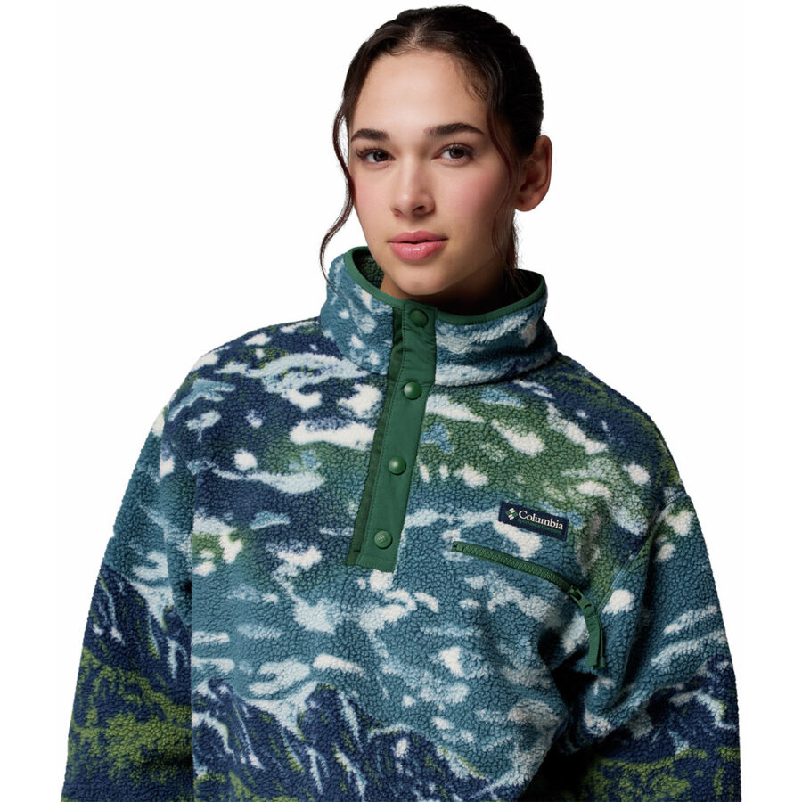 HELVETIA II PRINT CRPD HALF SNAP