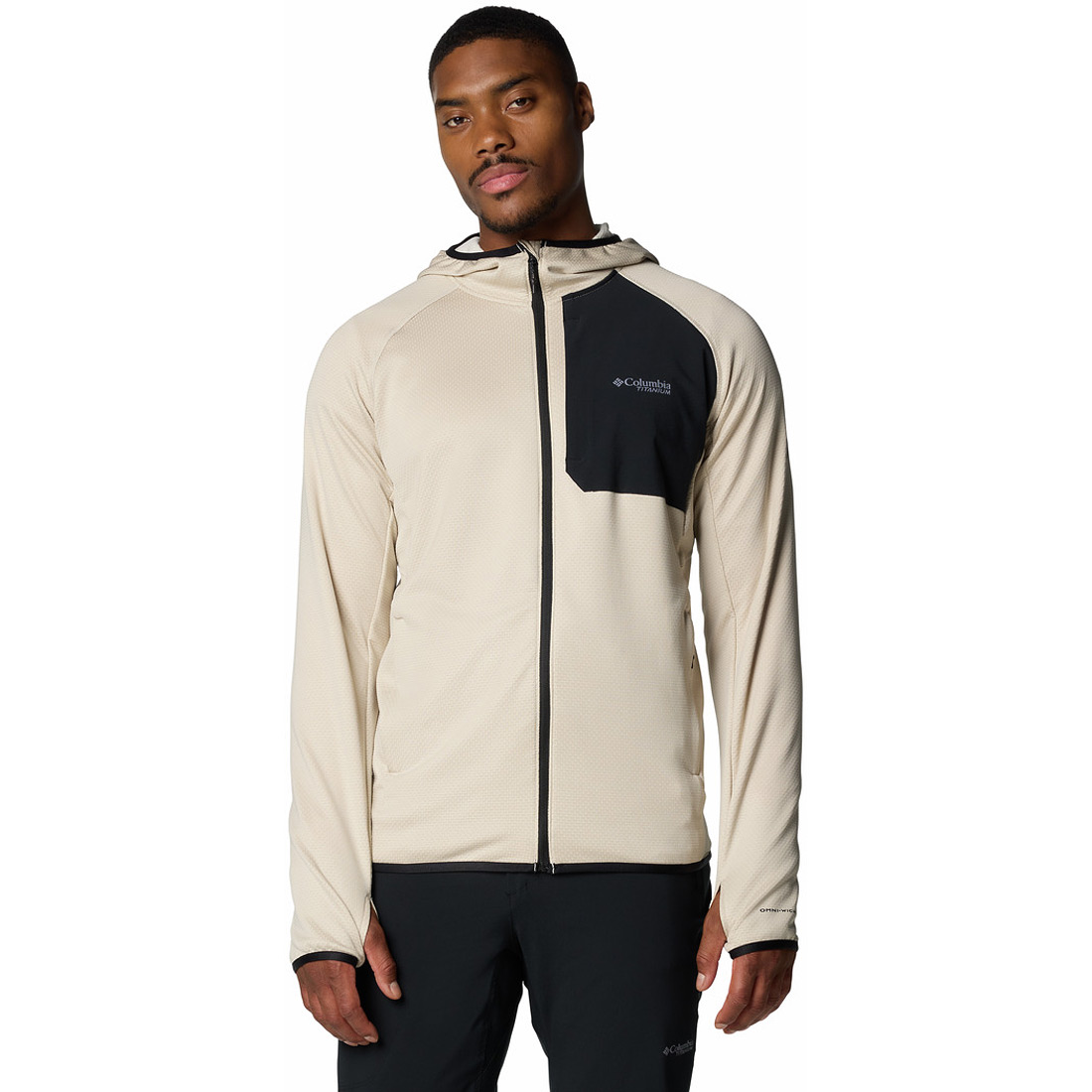פליס לגברים Triple Canyon Grid Fleece Hooded Full Zip II