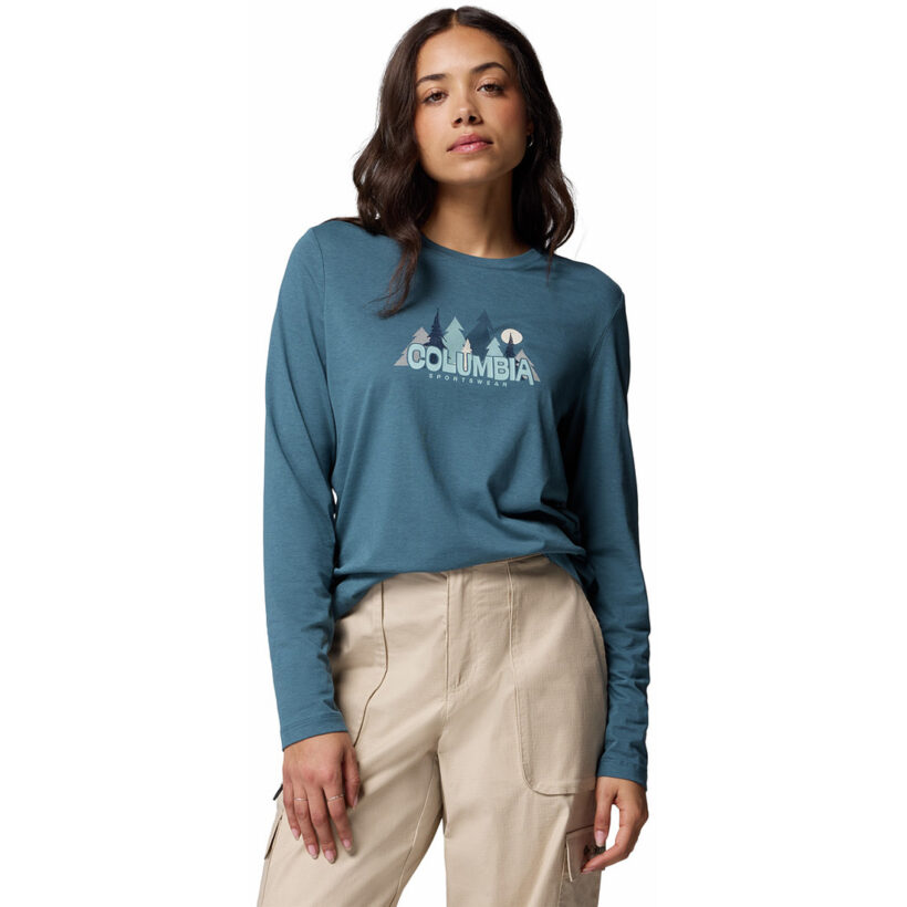 חולצה ארוכה לנשים Ruby Springs Graphic Long Sleeve Tee