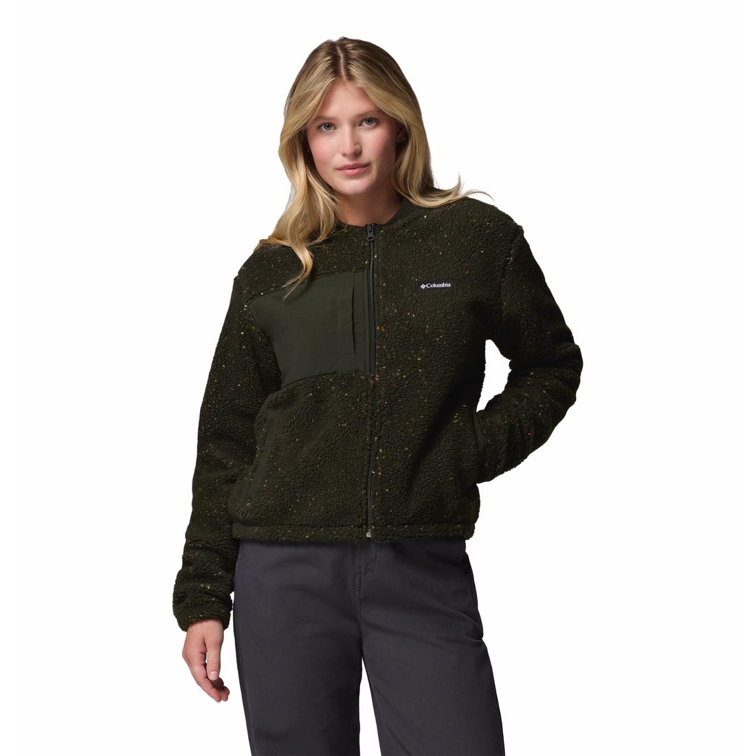 פליס לנשים Stellar Path Fleece Bomber Full Zip