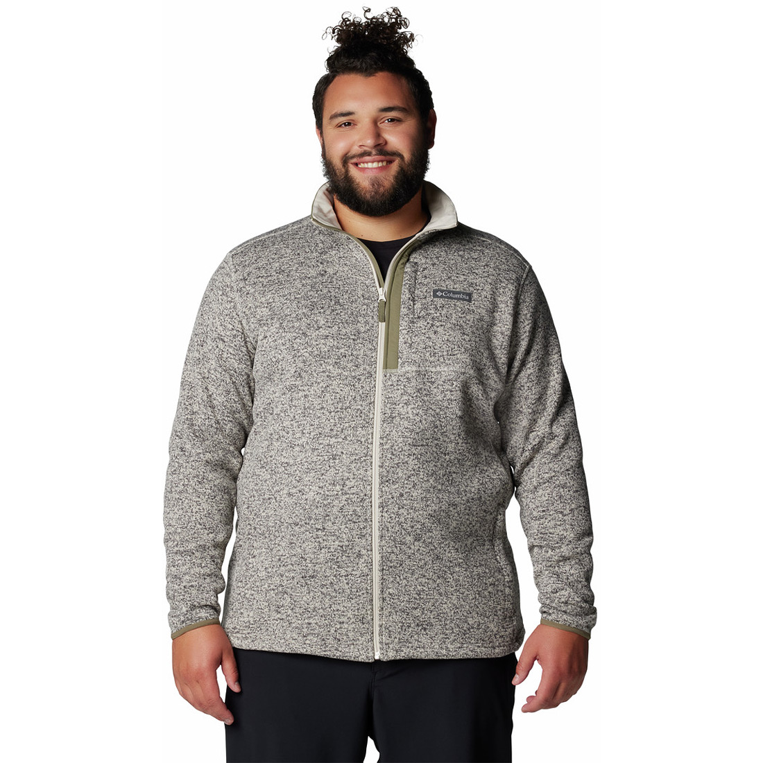 פליס במידות גדולות לגברים Sweater Weather Full Zip X