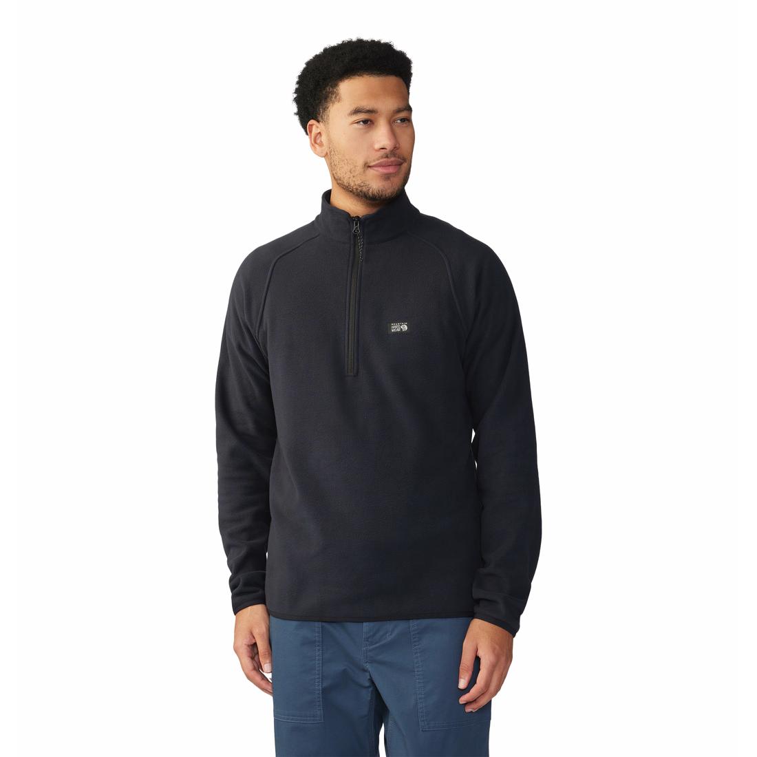 חולצת מיקרופליס לגברים Microchill 1/4 Zip Pullover