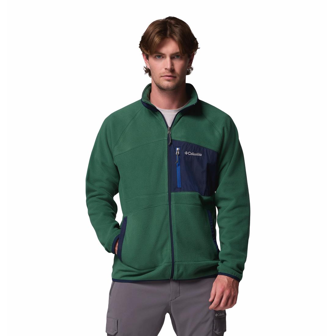 פליס לגברים Fast Trek Overlay Full Zip