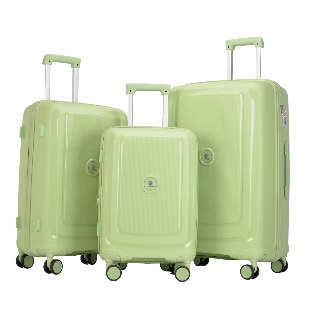 סט מזוודות 28/24/20 Kholby Apple Green