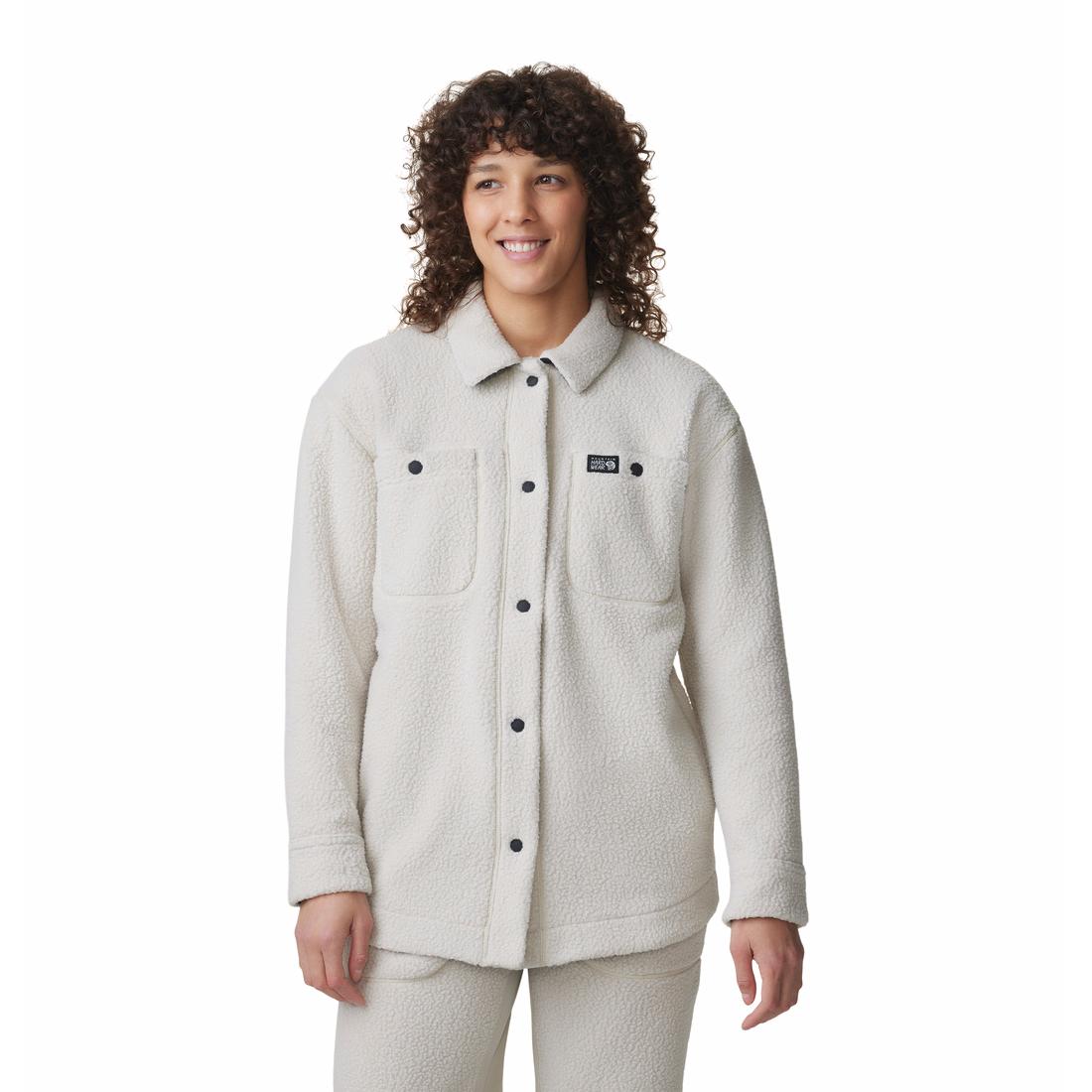 מעיל פליס לנשים Hicamp Fleece Shacket