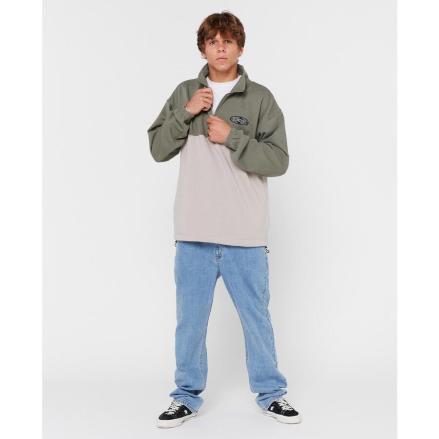 HERITAGE OVAL 1/4 ZIP CREW