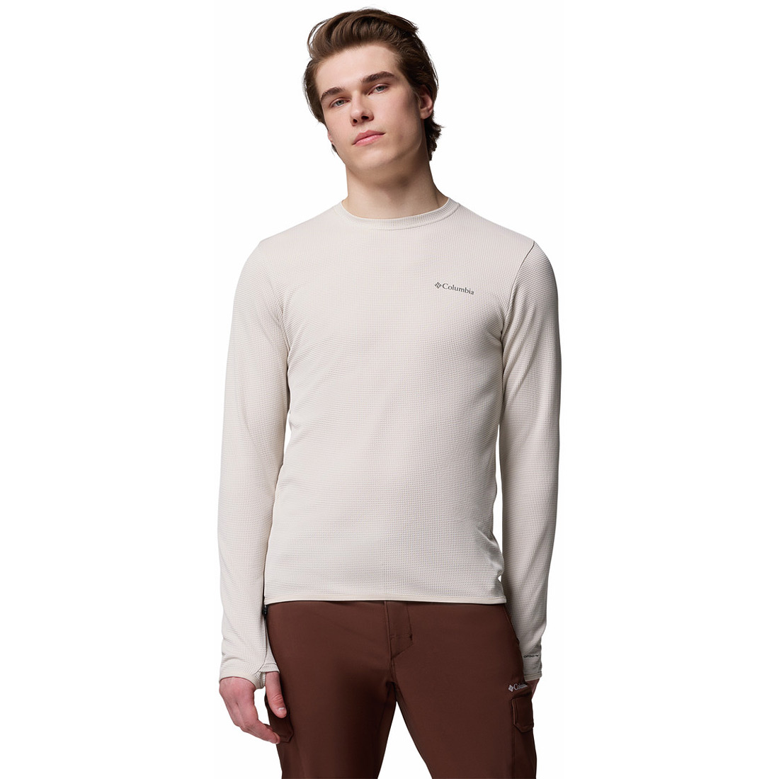 חולצה ארוכה לגברים Tech Trail Utility Warm L/S Crew