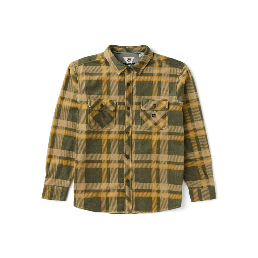 חולצה מכופתרת ארוכה לגברים Eco-zy Long Sleeve Polar Flannel