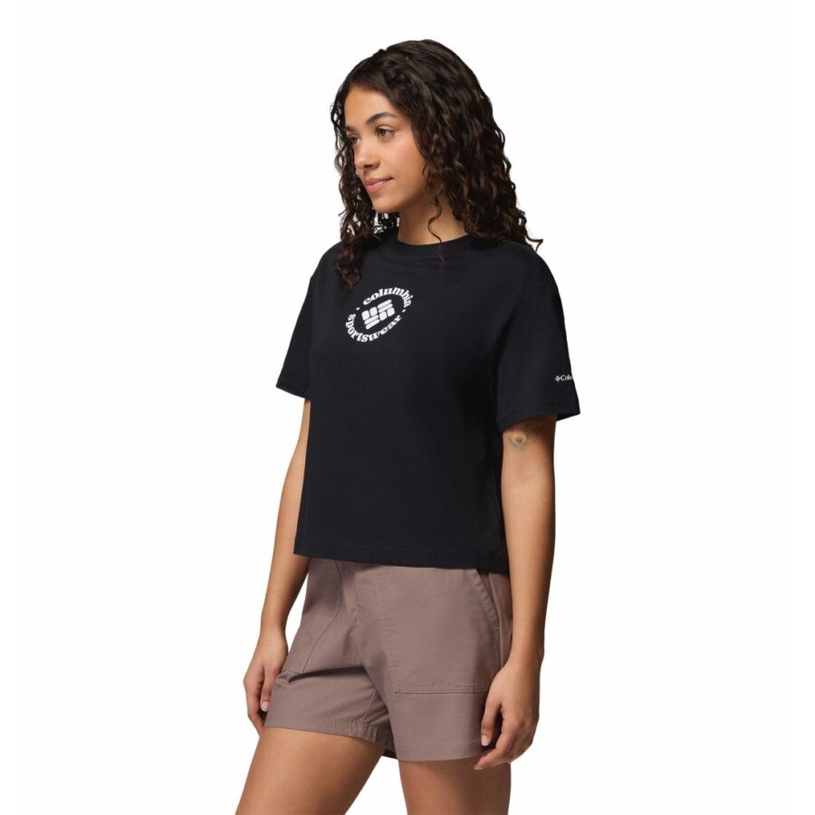 ROLLING BEND GRAPHIC RELAXED CROP SS