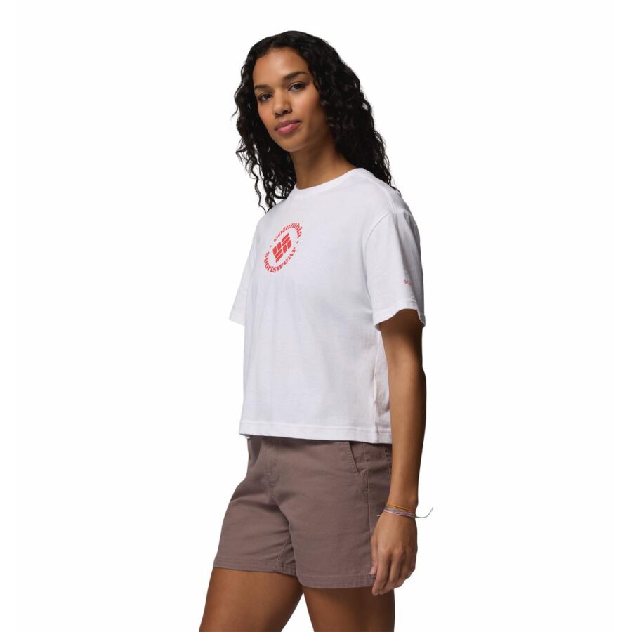 ROLLING BEND GRAPHIC RELAXED CROP SS