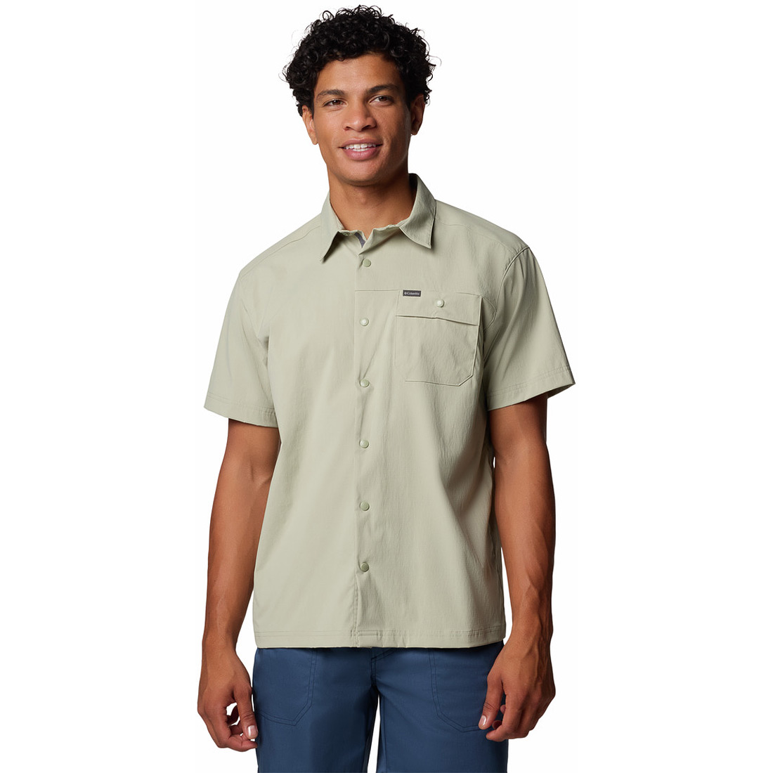 חולצה מכופתרת קצרה לגברים Landroamer Ripstop S/S II