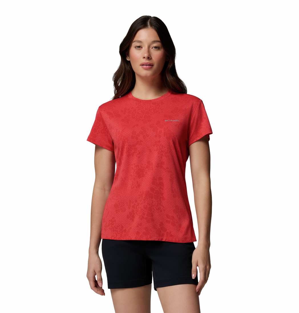 חולצה קצרה לנשים Bluebird Canyon II S/S Crew