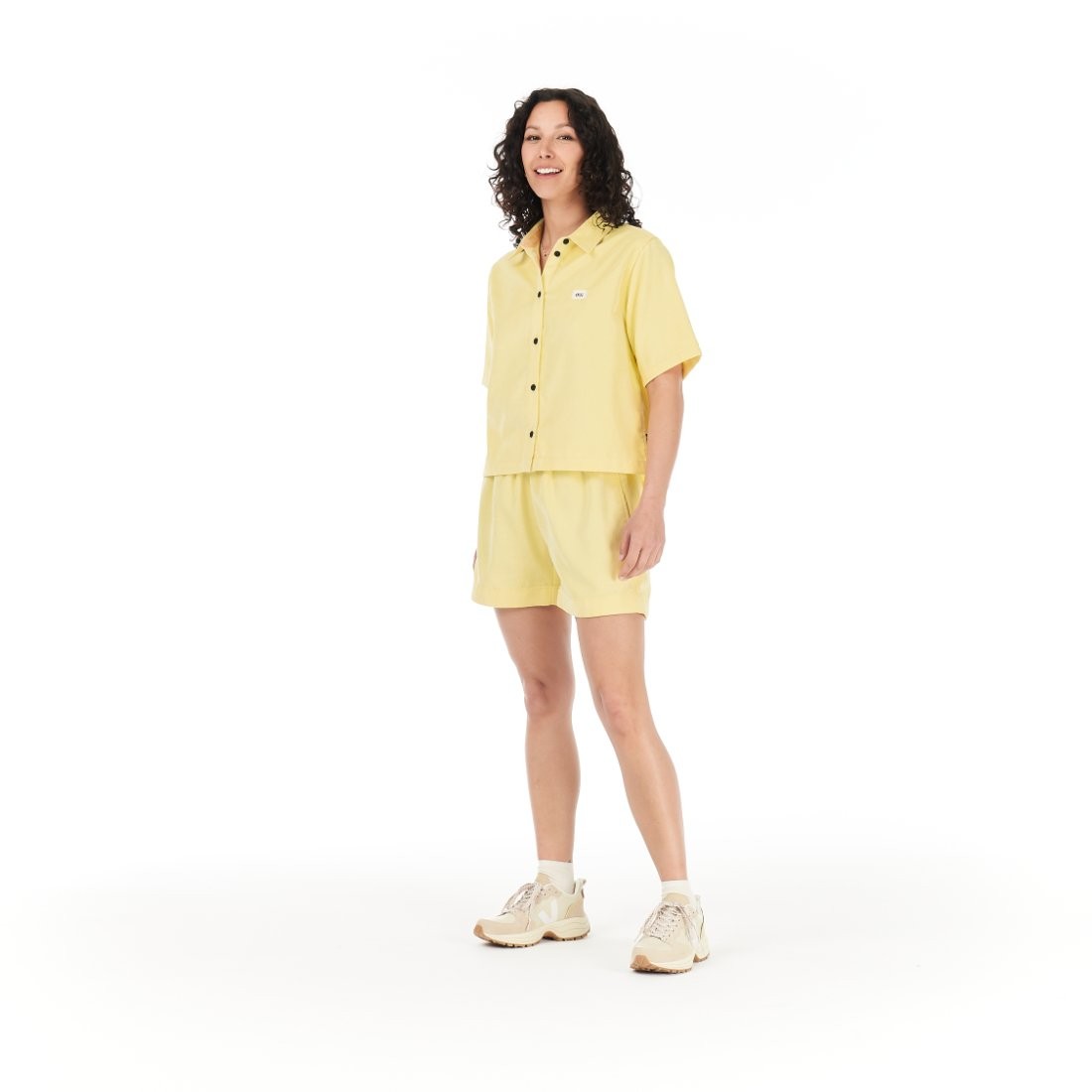 חולצה מכופתרת קצרה לנשים Sesia Cord Shirt
