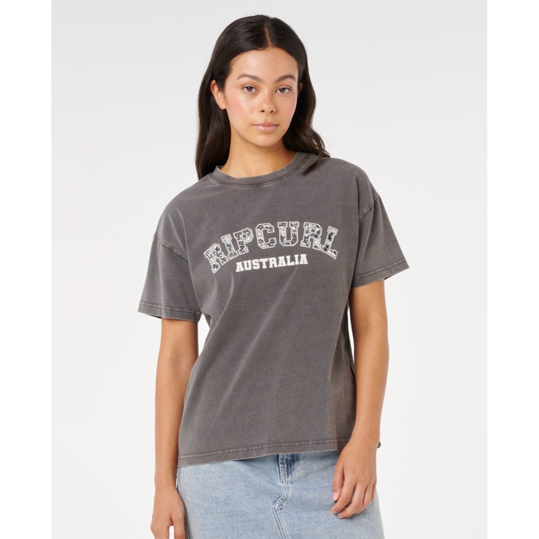 חולצה קצרה לנשים Varsity Relaxed Desto Tee