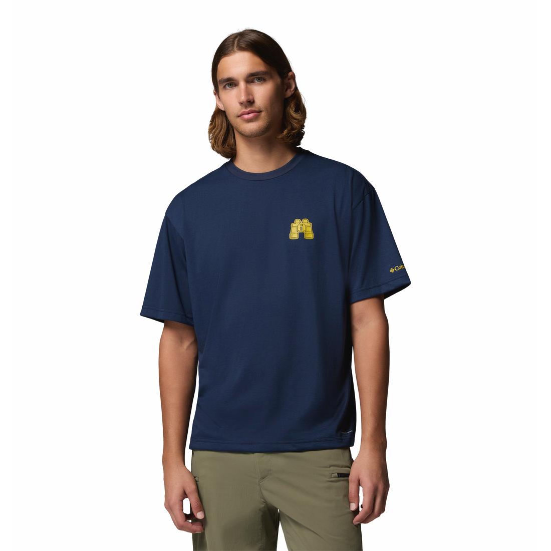 חולצה קצרה לגברים Cedar Trail Back Graphic T