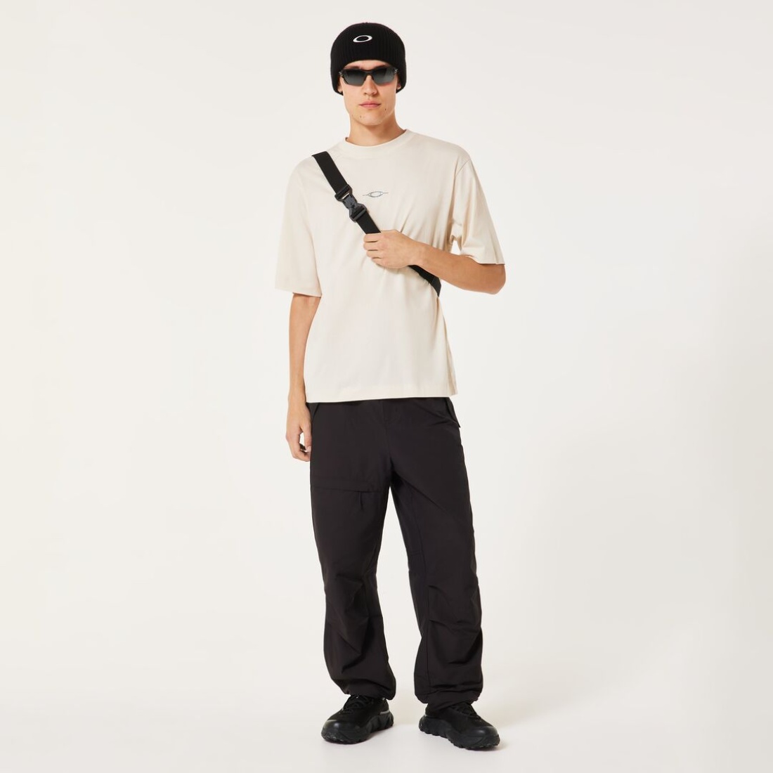 חולצה קצרה לגברים Stacked Metal Tee