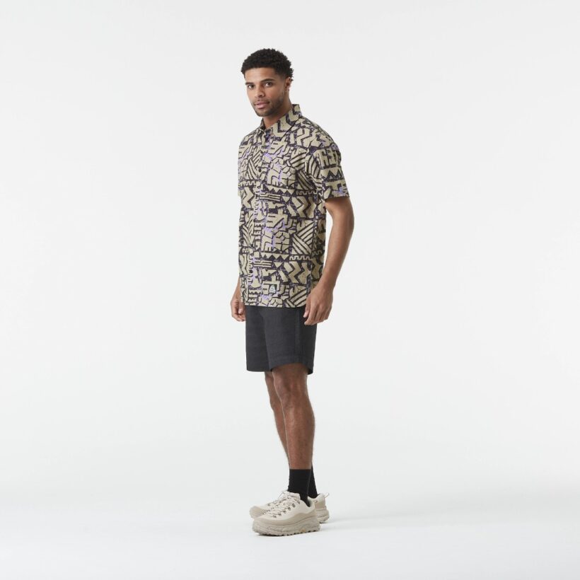 חולצה מכופתרת קצרה לגברים Leewarm Shirt