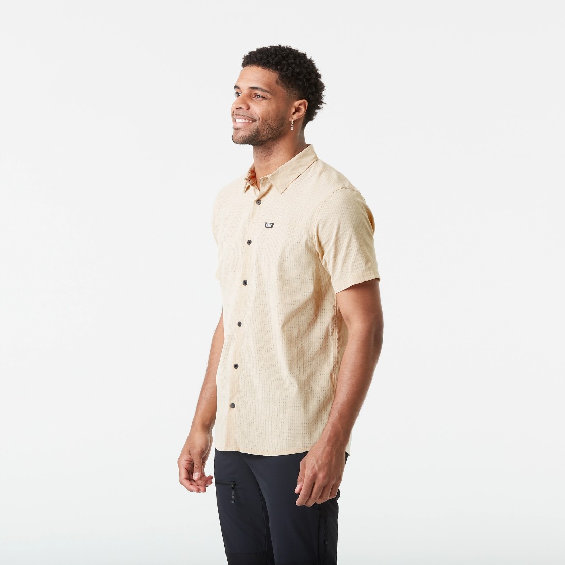 חולצה מכופתרת קצרה לגברים Klivox Shirts