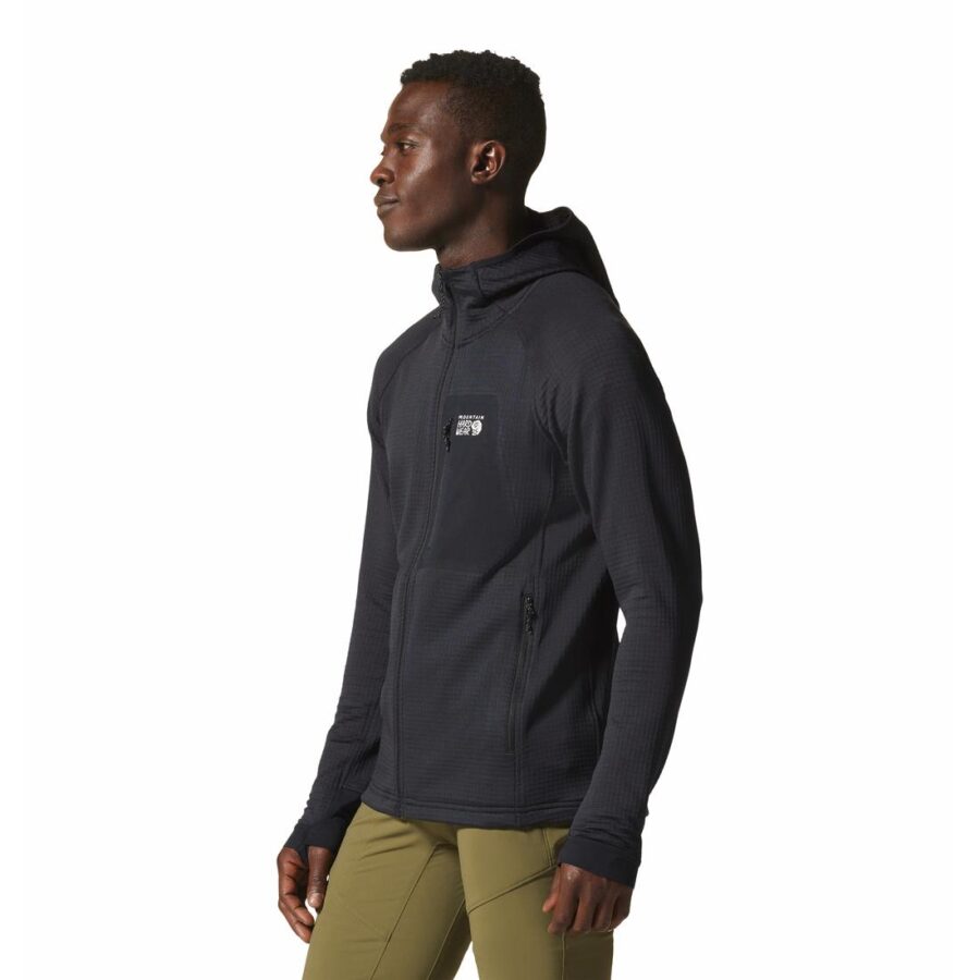 POLARTEC POWER GRID F/Z HOOD