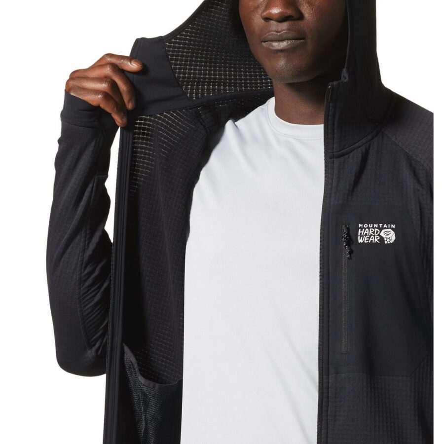 POLARTEC POWER GRID F/Z HOOD