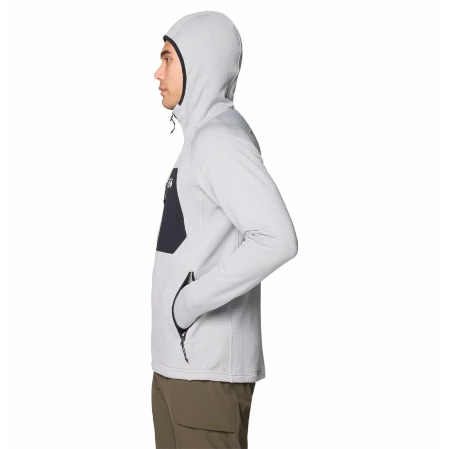 POLARTEC POWER GRID F/Z HOOD