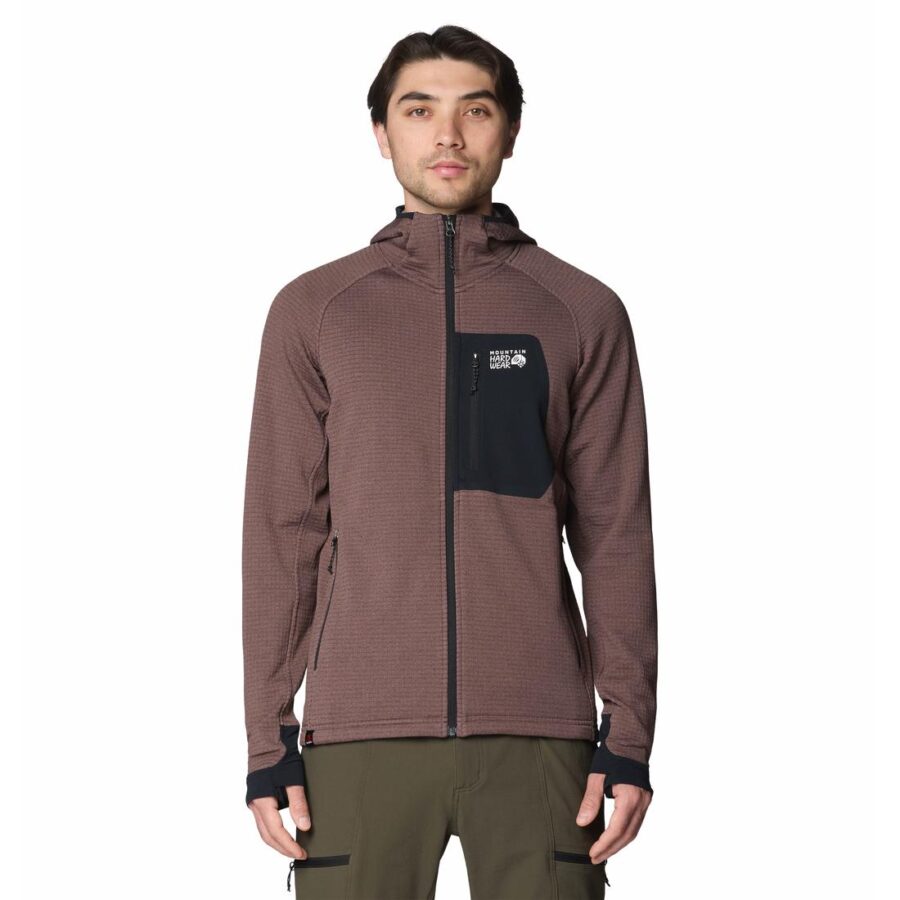POLARTEC POWER GRID F/Z HOOD