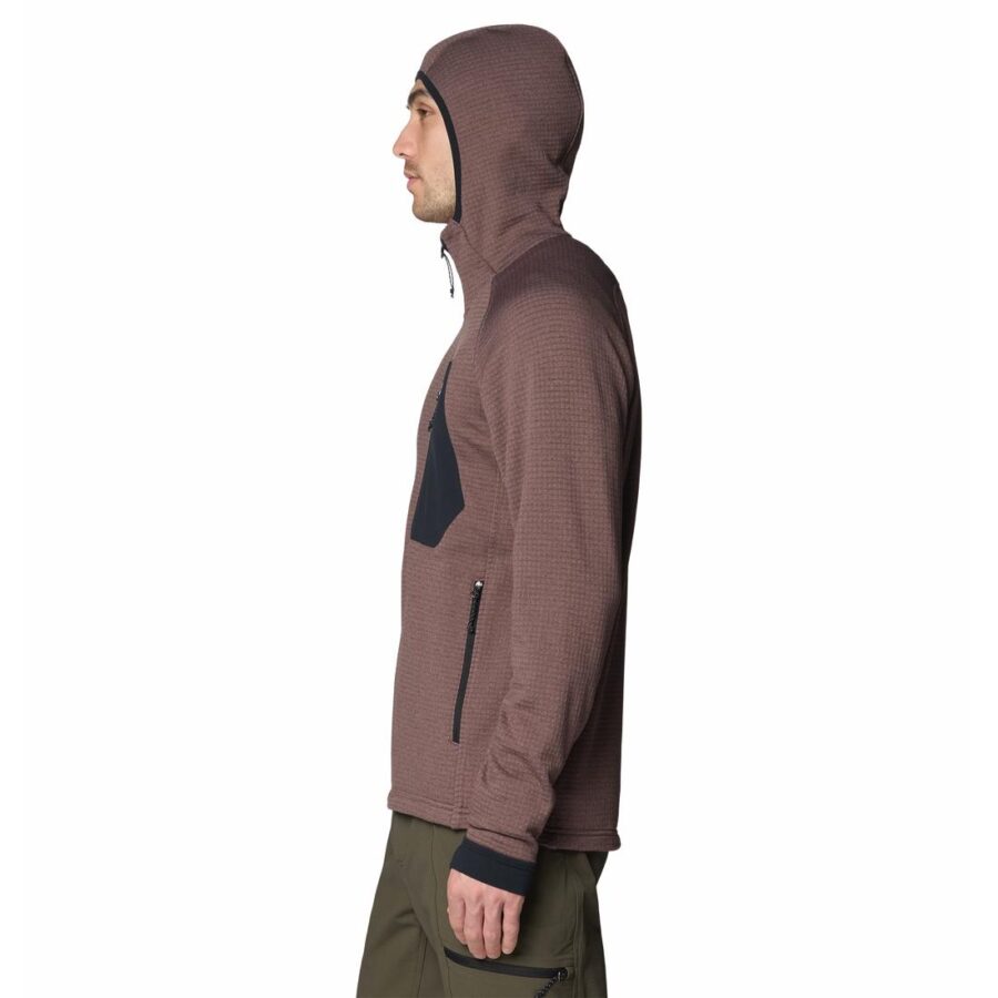 POLARTEC POWER GRID F/Z HOOD